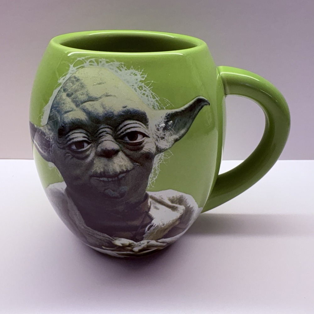 Star  Wars Yoda Coffee Mug Cup May The Force Be With You Lucasfilm 18oz